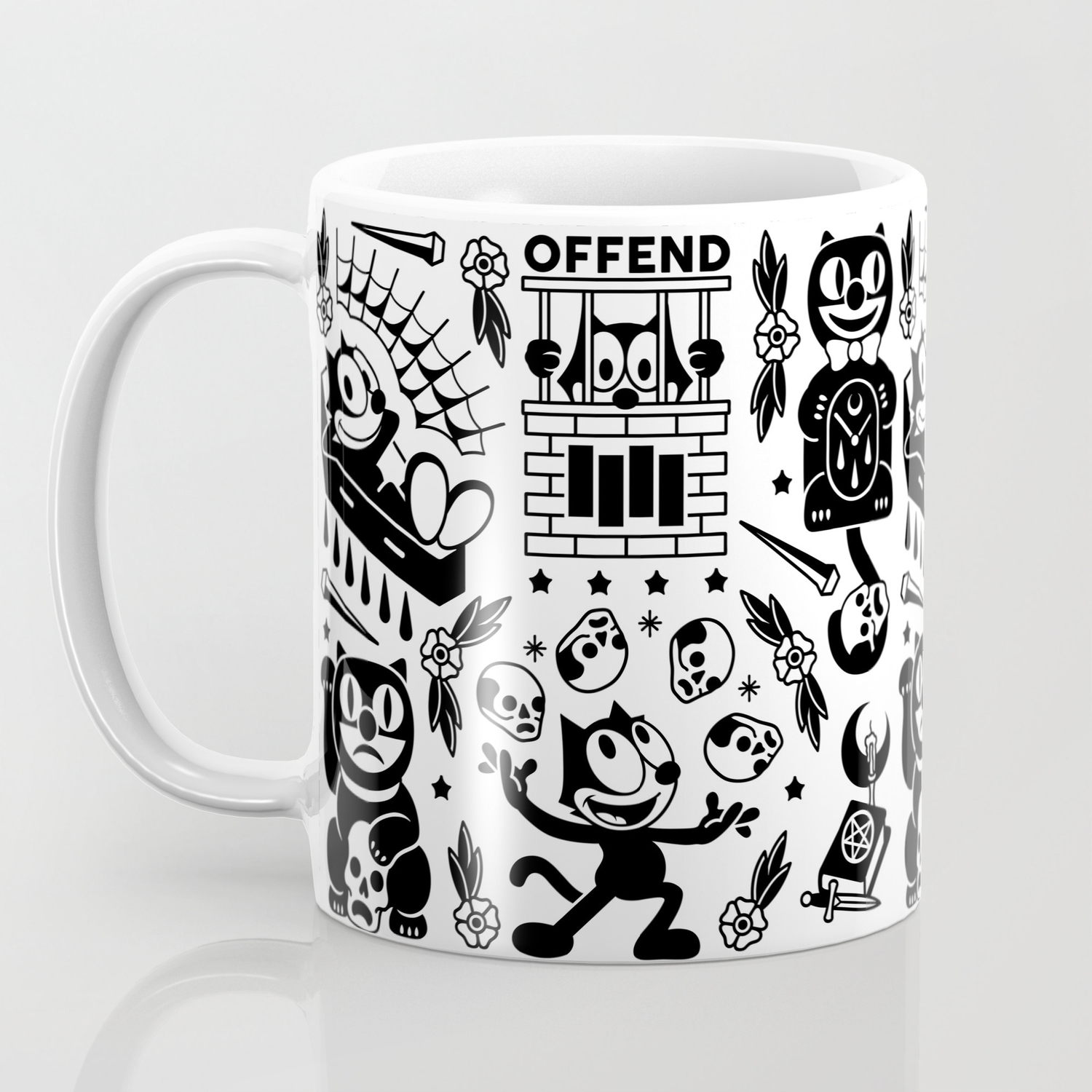 Felix The Cat Coffee Mug By Offendbrand Society6
