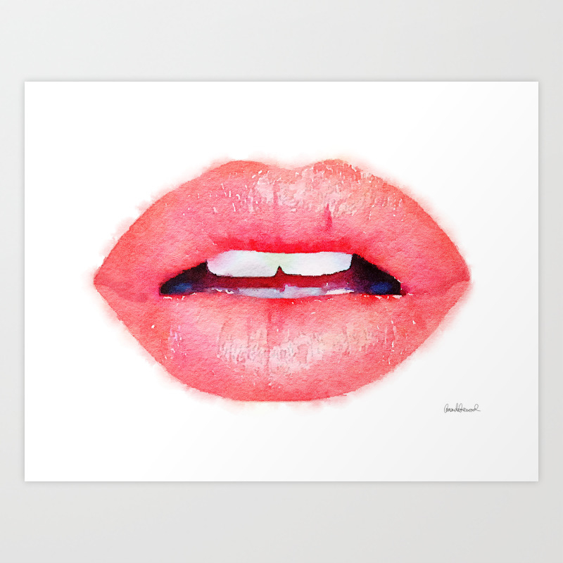 Pink Painted Lips Mouth Open Mouth Lipstick Lips Pink Light