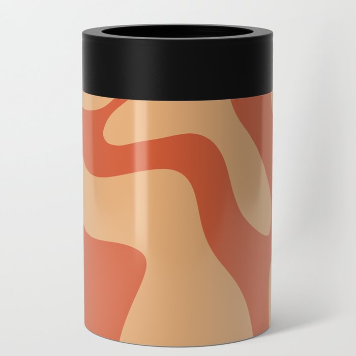 2 Abstract Swirl Shapes 220711 Valourine Digital Design Can Cooler