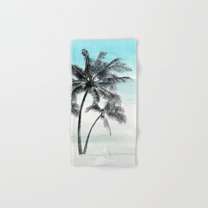 Palm Trees Hand & Bath Towel by Nadja Society6