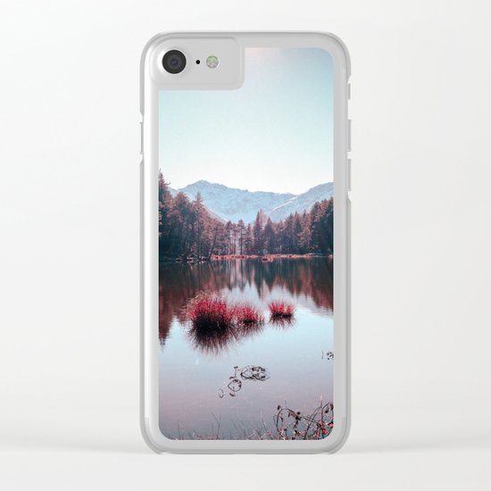 Winter Lake Clear iPhone Case