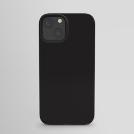 Charcoal Black iPhone Case