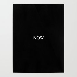 NOW BLACK  Poster