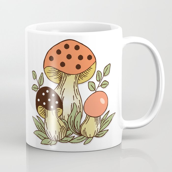 Dark Cottagecore Mushroom ceramic coffee cup Aesthetic Best selling mugs  for her