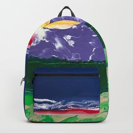 Purple mountains majesty Backpack