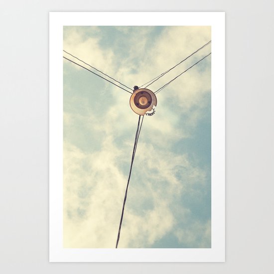 Old Lamp Art Print