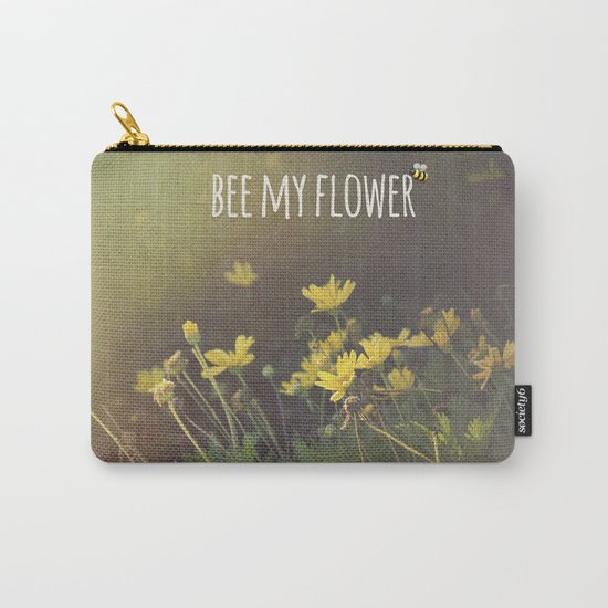 BEE MY FLOWER Carry-All Pouch