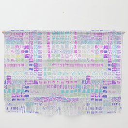 vaporwave simplicity ink marks hand-drawn collection Wall Hanging