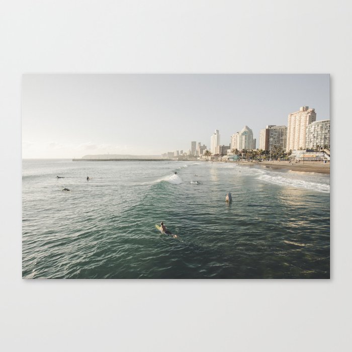Durban Surf Canvas Print
