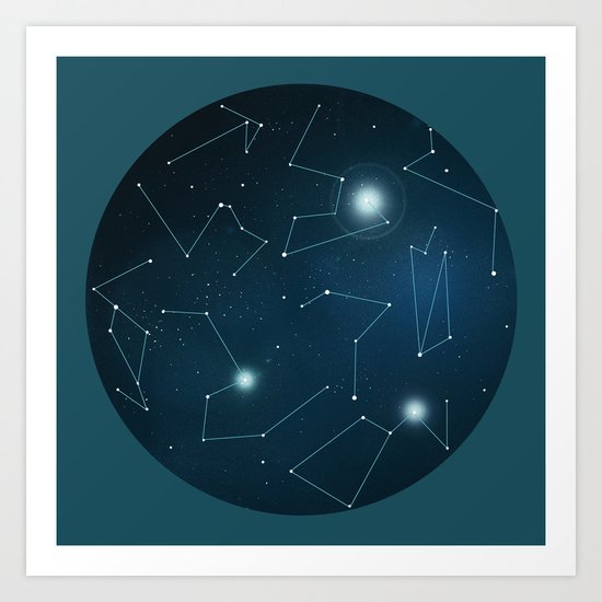 Hemisphere 1 Art Print