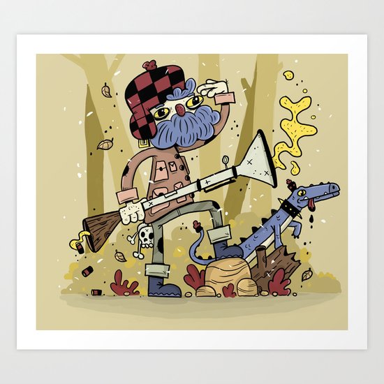 Wild hunt Art Print