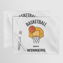 BASKETBALL BRAVE WINNERS Placemat