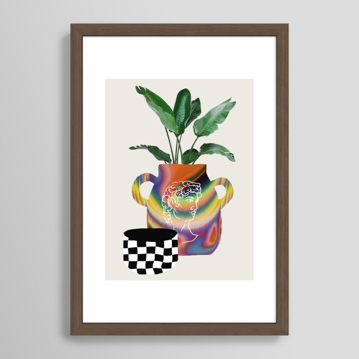 A house plant / Still life Framed Art Print