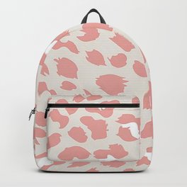 LEOPARD PRINT PALE ORANGE Backpack