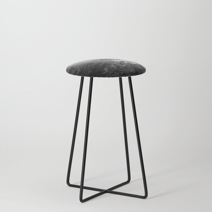 Coastal Fog | Black and White Photography | Minimalism in Oregon Counter Stool