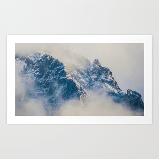 Misty Mountain Art Print