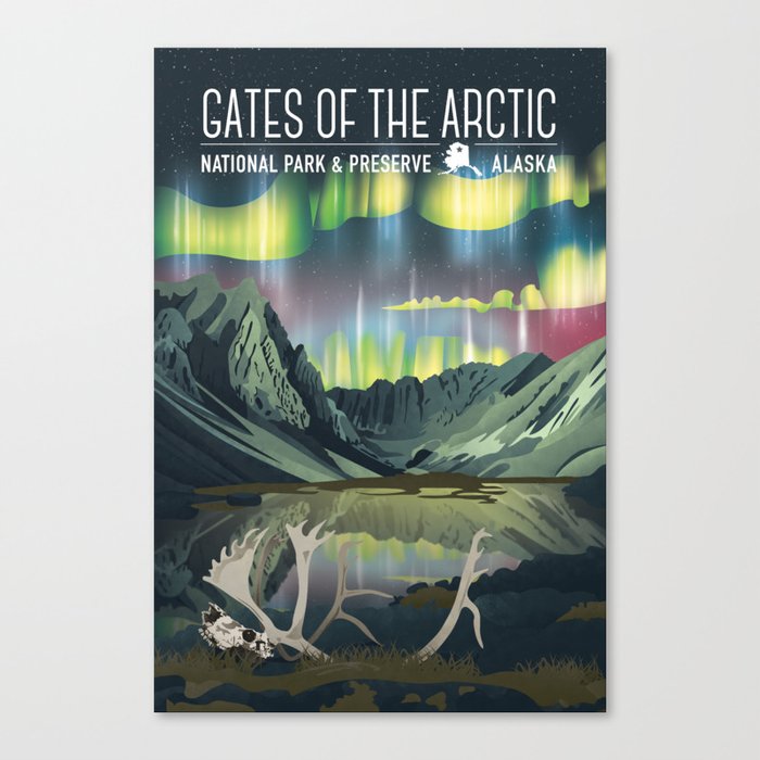 Gates of the Arctic Canvas Print