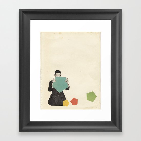 Discovering New Shapes Framed Art Print