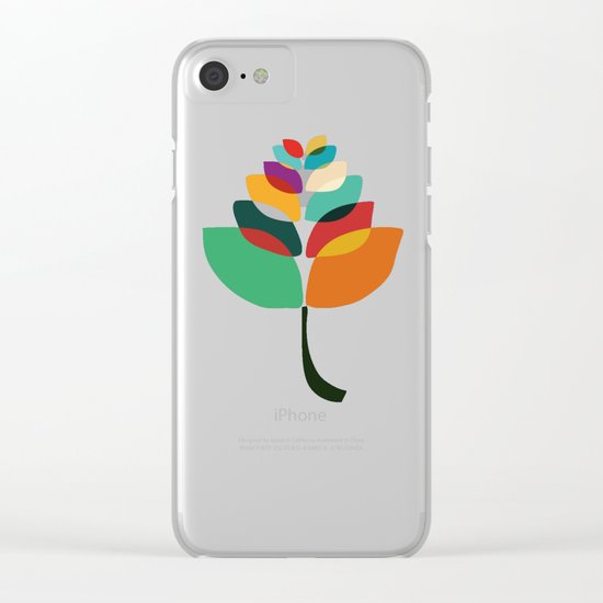 Lotus flower Clear iPhone Case