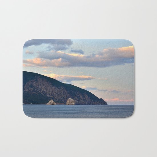 Mountain landscape Bath Mat
