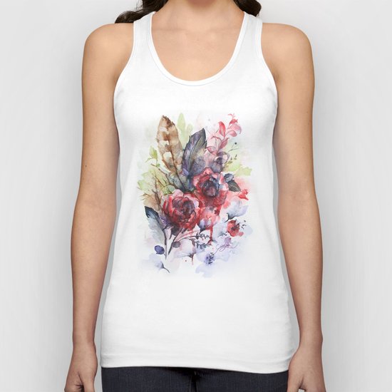Bloodflowers Unisex Tank Top