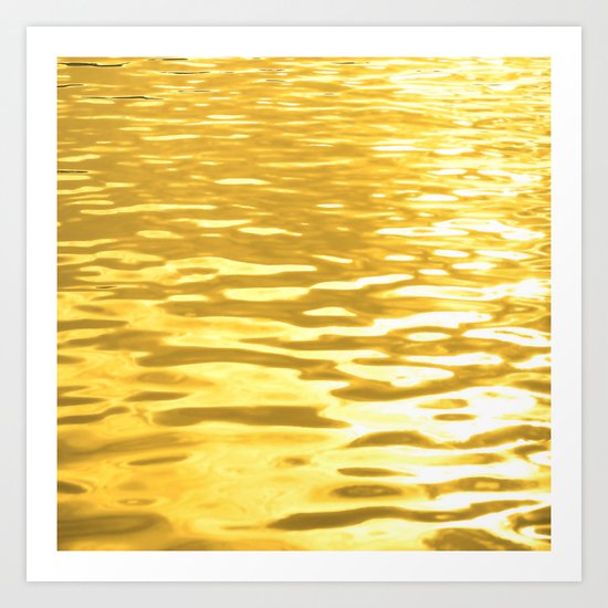 Liquid Gold Art Print