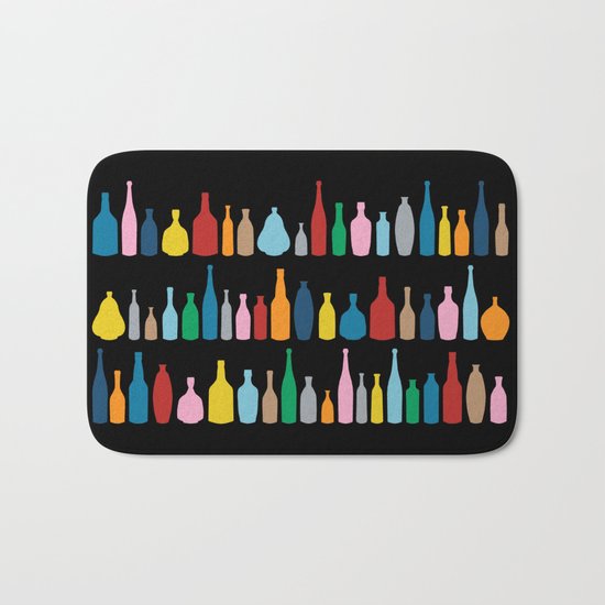 Black Bottle Multi Bath Mat