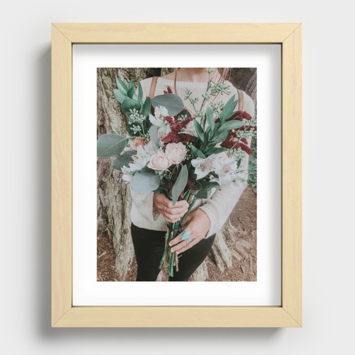 Floral Dreams Recessed Framed Print