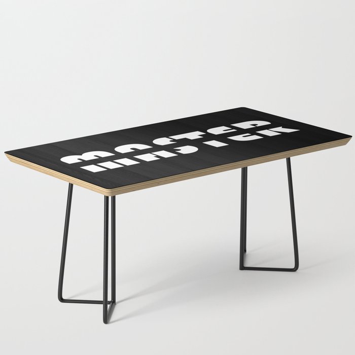 Word Master in white  Coffee Table