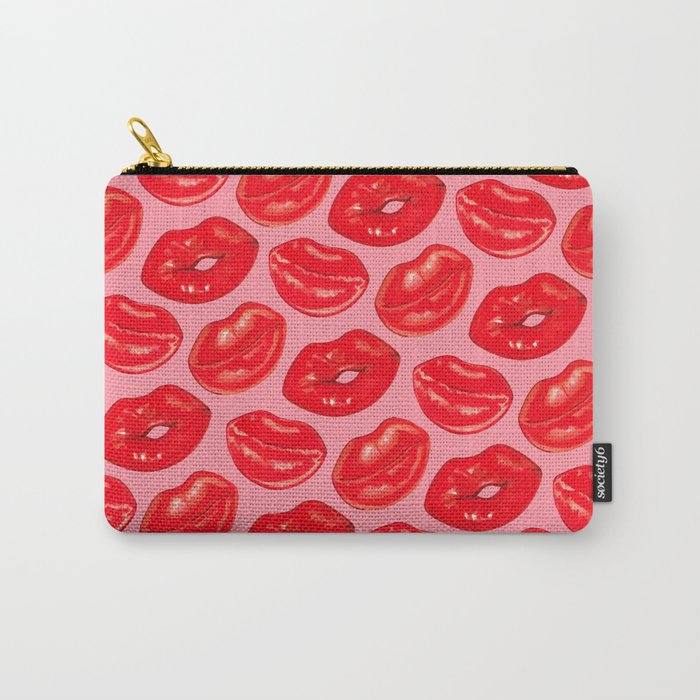 Gummy Lips Candy - Pink Carry-All Pouch