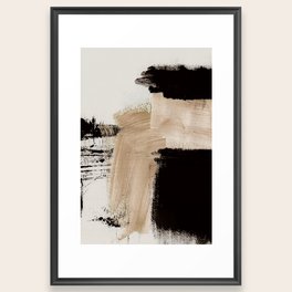 abstract black white framed