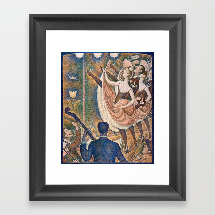Le Chahut, 1890 by Georges Seurat Framed Art Print