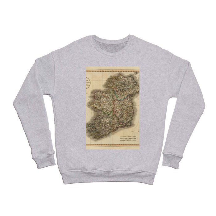 Map of Ireland 1799 Crewneck Sweatshirt
