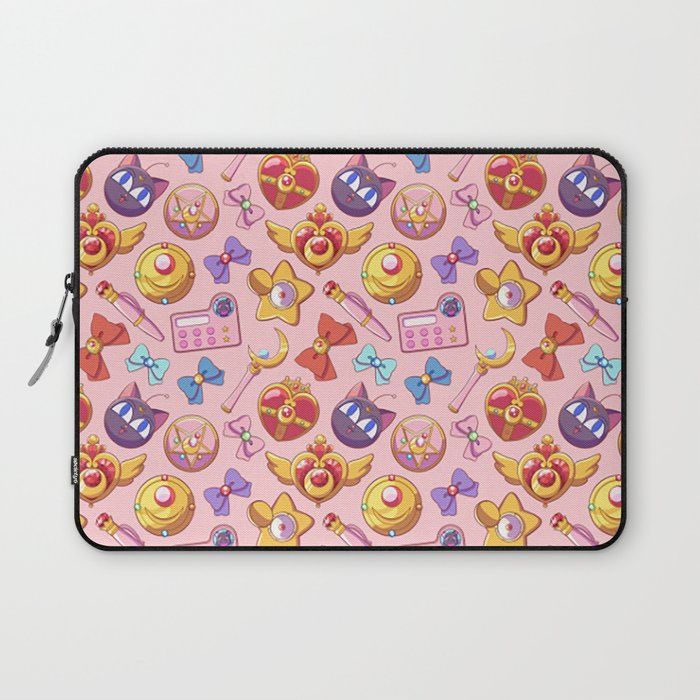 magical girl lover sailor moon pattern Laptop Sleeve