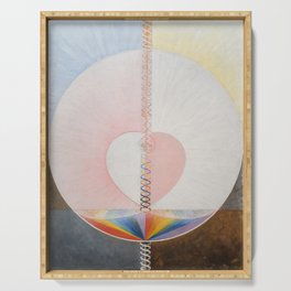 "The Dove, No. 1" by Hilma af Klint (1915) Serving Tray