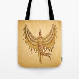 Isis, Goddess Egypt with wings of the legendary bird Phoenix Tote Bag
