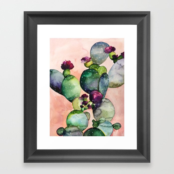 Desert Rose Framed Art Print