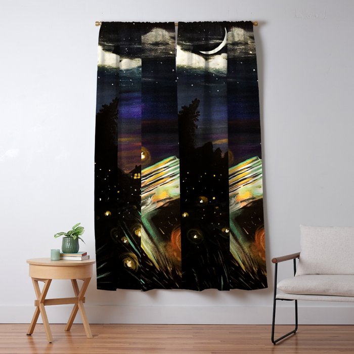 Firefly Sky Blackout Curtain By Adamzworld Society6