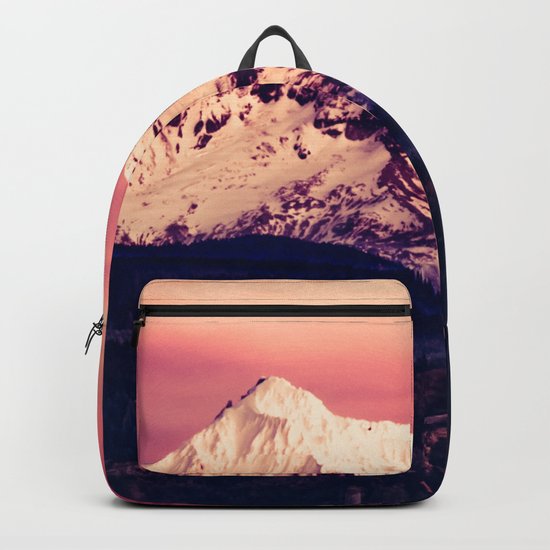 Mt Hood Mountain with Snow Backpack