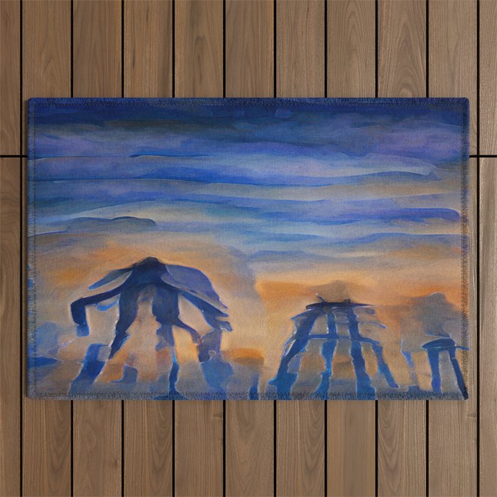 Giants in the Mist Outdoor Rug