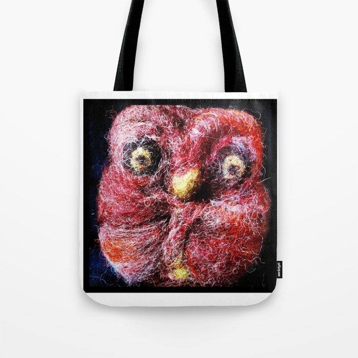 Red Owl - Wise Owl Collection Tote Bag