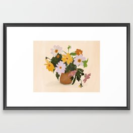 Summer Flowers Framed Art Print