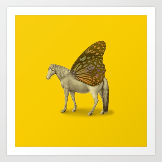 Pegamorphosis Art Print