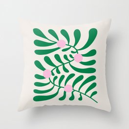Summer Bloom: Matisse Day Edition Throw Pillow