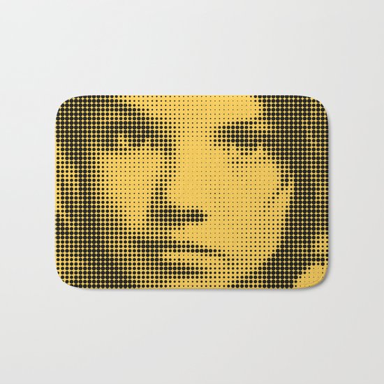 Face of raster Bath Mat