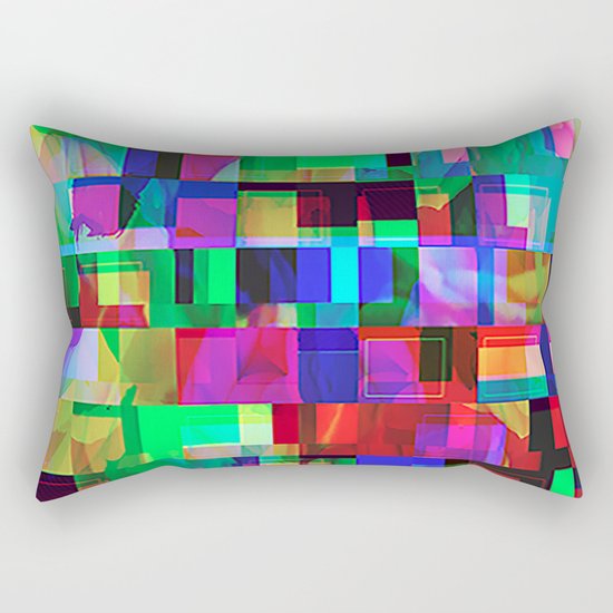 GLITCH Rectangular Pillow
