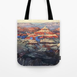 Grand Canyon, from “The United States”_Hiroshi YoshidaJapanese printmaker(1876-1950) Tote Bag