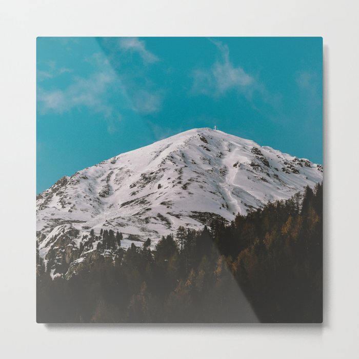 Snow Mountain Metal Print
