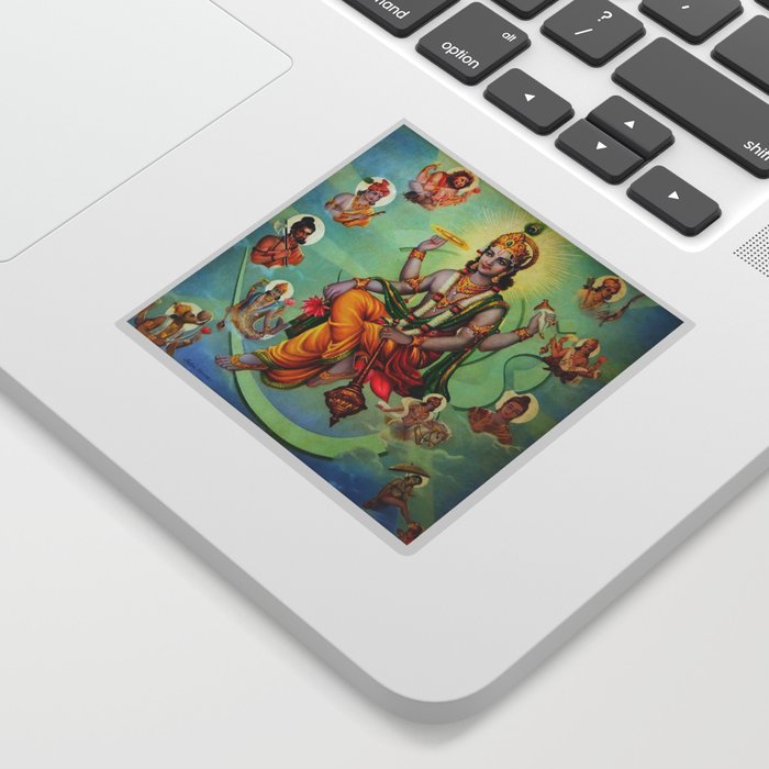 Vishnu Surrounded by his Avatars Sticker