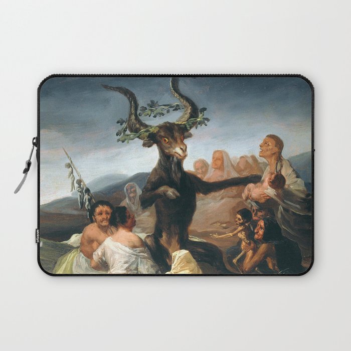 The Sabbath of Witches Goya Painting Laptop Sleeve